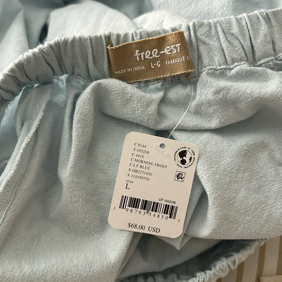 FREE PEOPLE COASTAL EASE ASYMMETRICAL SKIRT SIZE L MSRP $68.00 NWT - Picture 12 of 12